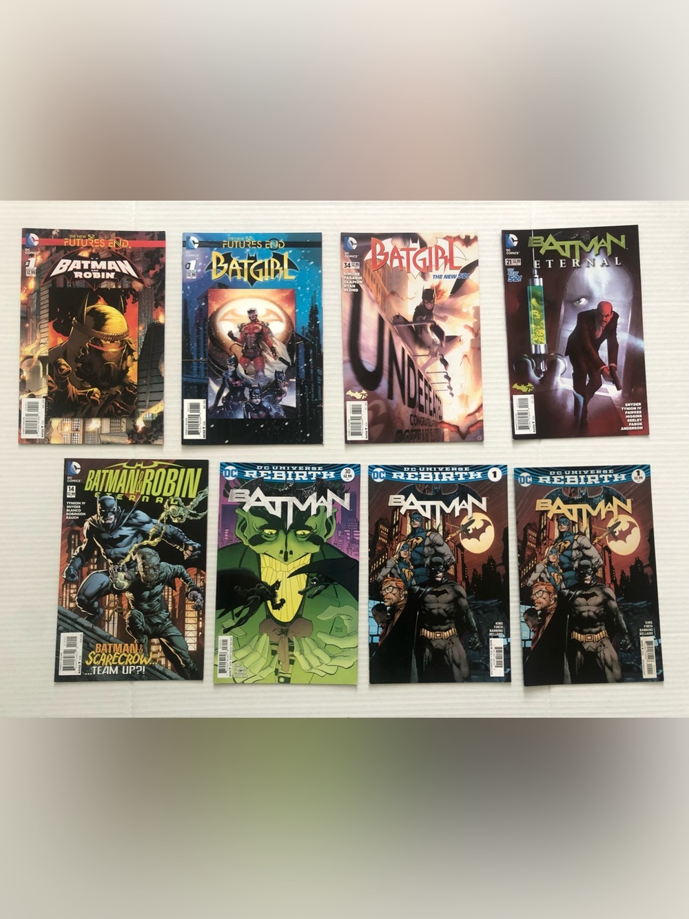 DC Batman, Batgirl, Rebirth, Batman & Robin Comic Books -G